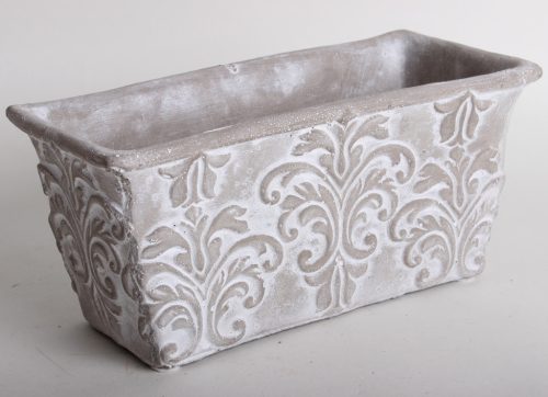 WET.BASKET.ANGLE BAROQUE GR/WH23*11