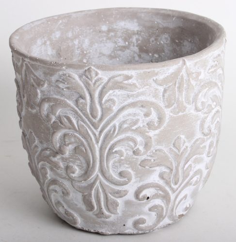 WET.BASKET.CIRCLE.BAROQUE GRAY14*12