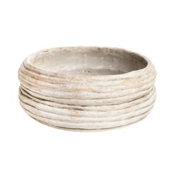 WET.BASKET.CIRCULAR CURVED WHITE24*10