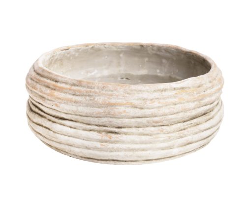 WET.BASKET.CIRCULAR CURVED WHITE24*10