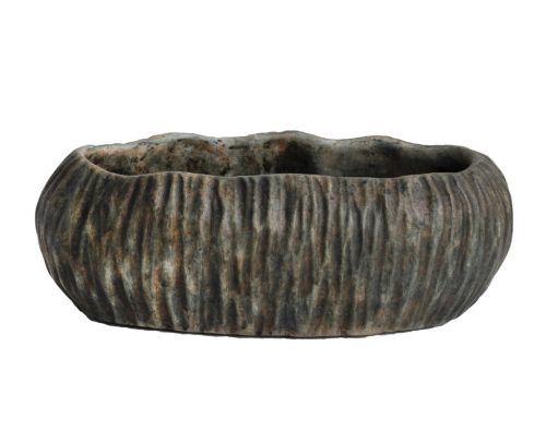 WET.BASKET.OVAL OLIVE 18*9*6.5