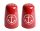 K.SALT/PEPPER SET ANCHOR RED 8