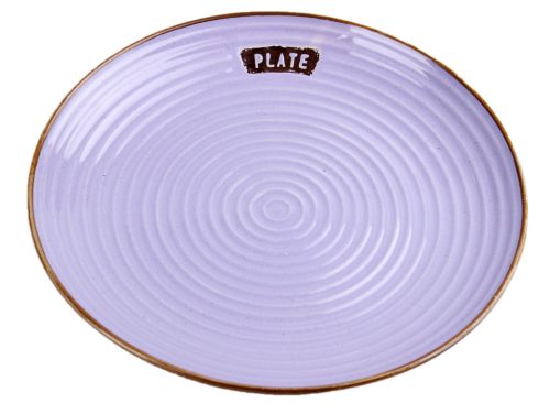 K.PLATE ROUND LAVENDER 3*25