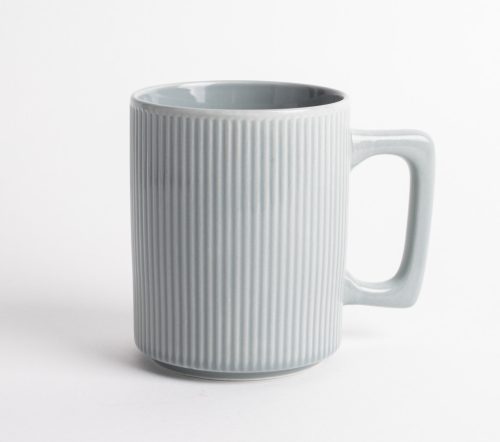 PORCELAIN MUG 3D STRIPED GREEN330