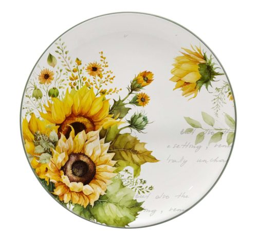 K.PLATE SUNFLOWER 20,5