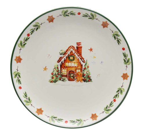 K.PLATE GINGERBREAD HOUSE 20,5