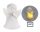 PORCELAIN LED ANGEL WHITE 7.2