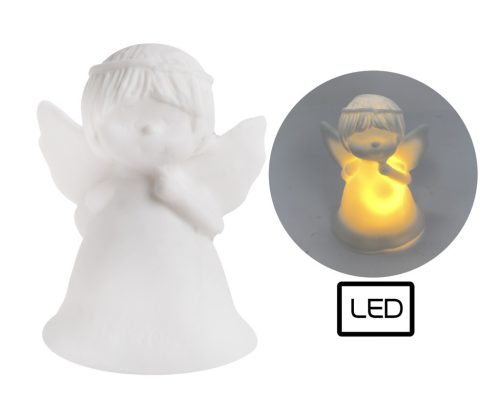 PORCELAIN LED ANGEL WHITE 7.2
