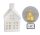 PORCELAIN LED HOUSE+CHIMNEY WHITE11.3