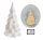 PORCELAIN LED CHRISTMAS TREE WHITE 17