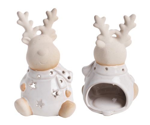 PORC.MT.DEER WHITE/CREAM 14