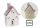 PORCELAIN LED LITTLE HOUSE WHITE/RED13.5