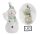 PORCELAIN LED SNOWMAN+STAR GREEN/WHITE13