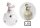 PORCELAIN LED SNOWMAN ON BALL RED/WHITE12.5