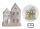 PORCELAIN LED HOUSES GREY11*12.5
