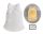 PORCELAIN LED BELL WHITE 8.5*9.9