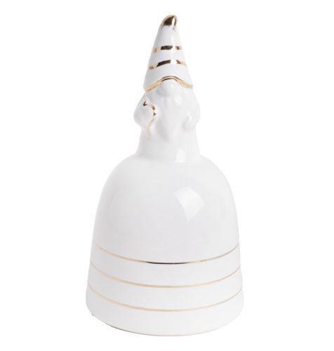 PORCELAIN BELL+NOSE WHITE/RED13.5