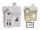 PORCELAIN LED HOUSE WHITE/RED7.5*9.5