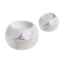 PORCELAIN MT.BALL+STAR WHITE/RED 8