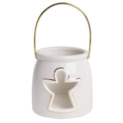 PORCELAIN MT.ANGEL WHITE/RED 8.2*8