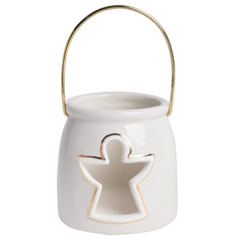 PORCELAIN MT.ANGEL WHITE/RED 8.2*8