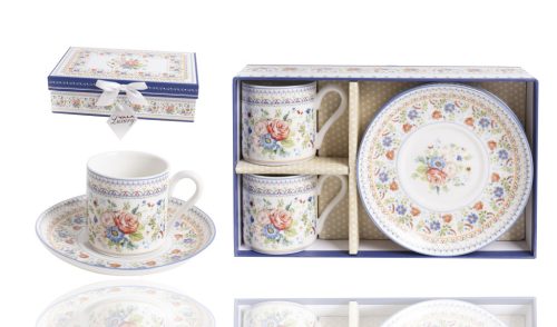 K.ESPRESSO MUG+SAUCER*2COUNT/DD