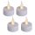LED CANDLE*4 WARM WHITE MF
