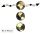 CLOCK/GLOBE 3PCS 87*70CM