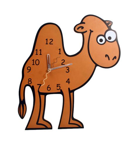 CAMEL CLOCK 29*33CM/WALL/