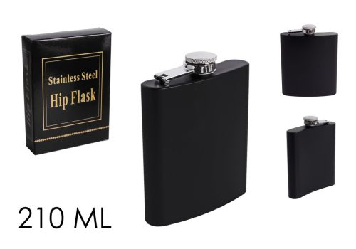 FLAT PLATE BLK.STEEL BLACK 210ML