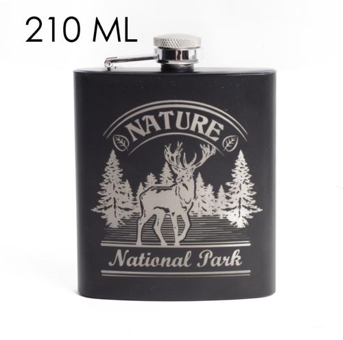 FLAT PLATE BLK.A.BROWN DEER 210ML