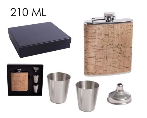 FLAT PLATE.2CUP+TÖL.PAR 210ML
