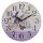 WOODEN CLOCK WALL LAVENDER29