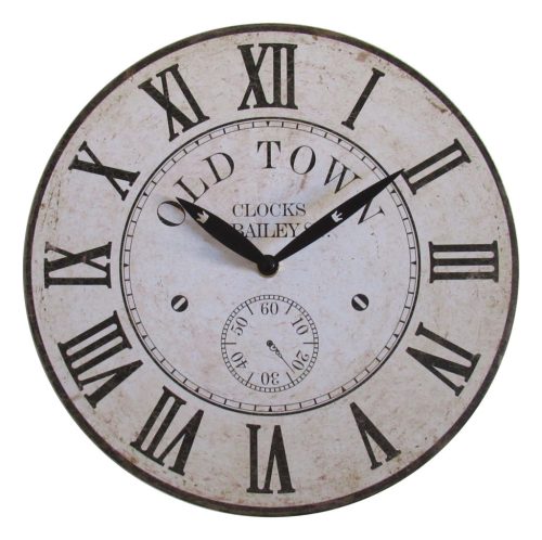 WOODEN CLOCK WALL OLD TOWN 29