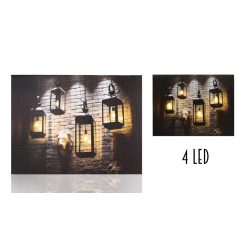 KÉP+4LED 4LÓGÓ LÁMPÁS 40*30