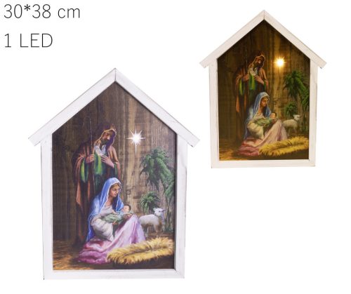 PICTURE+1LED HOLY FAMILY 30*38