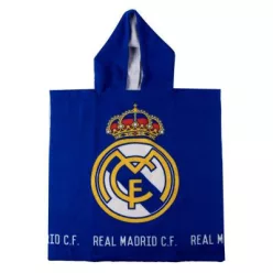 Real Madrid gyorsan száradó poncsó gyerekeknek 55x55cm