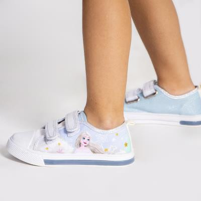 Disney Frozen kids' cotton sports shoe with light-up sole