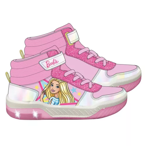 Barbie LED flashing light-up street kids shoes_33