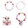 Disney Minnie Mouse set of 3 bracelets