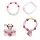 Disney Minnie Mouse set of 3 bracelets