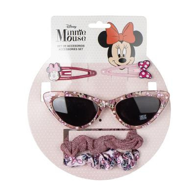 Disney Minnie Mouse beauty set, sunglasses + hair clip + hair tie