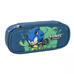   Sonic the Hedgehog pencil case with inner organizer - 23 x 5 cm