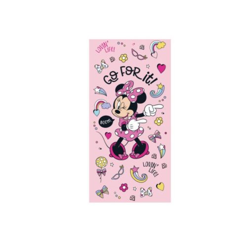 Disney Minnie Mouse kids beach towel - 100% cotton - 70x140 cm - pink
