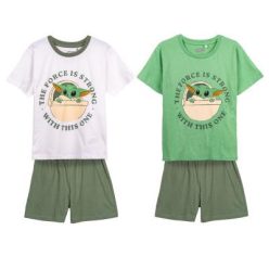 Star Wars short pajamas with Baby Yoda pattern - green - 116