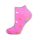 Women's patterned no-show socks - cotton no-show socks - 35-38 - pink - Evidence