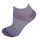 Women's striped no-show socks - cotton no-show socks - 39-42 - light purple - Evidence