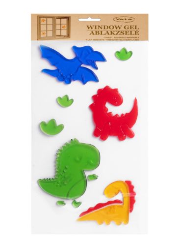 WINDOW GEL DINOSAURS 15*25