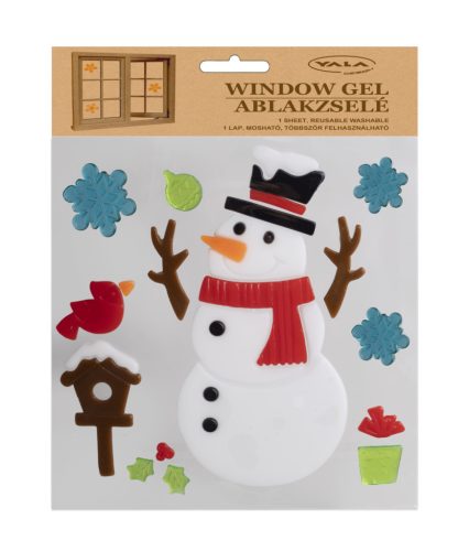 WINDOWZS.SNOWMAN+BIRD 20*25