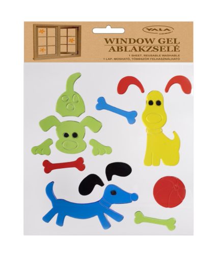 WINDOW GEL DOGS 20*25